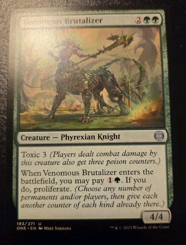 Venomous Brutalizer 193/271 Uncommon Phyrexia: All Will Be One MTG