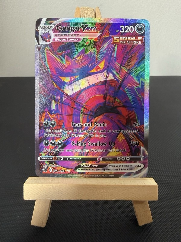 Gengar Vmax Pokemon Card DISPLAY ART CARD