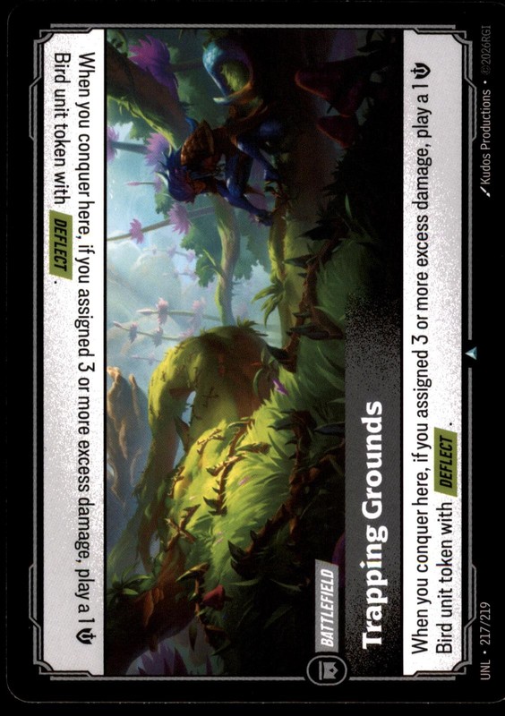 Trapping Grounds 217/219 Uncommon Unleashed Riftbound Near Mint
