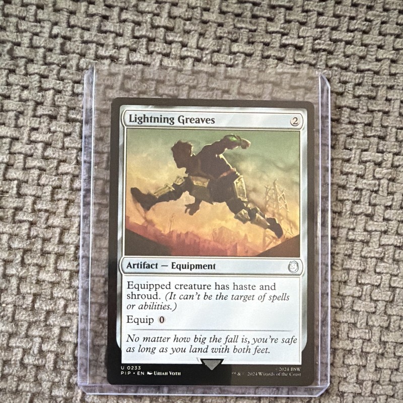 Wizards of the Coast MTG Lightning Greaves Artifact Equipment Regular EN 0233