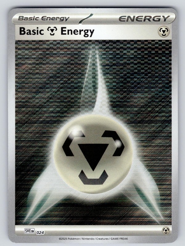 Basic Metal Energy 024 Reverse Holo Scarlet & Violet Energies Pokemon Near Mint