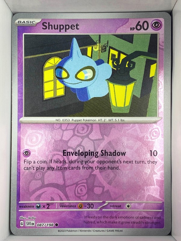 Shuppet 087/198 Scarlet & Violet English reverse holo
