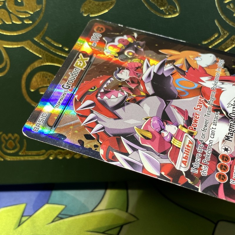 Team Magma's Groudon EX 15/34 Double Crisis Holo HP gallery