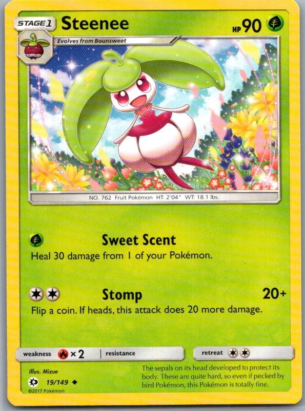 SM Base Set #19/149 Steenee