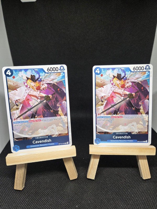One Piece Card Game-Cavendish X 2 Op10-045 rare mint English