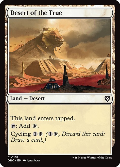 Desert of the True [Aetherdrift] MTG