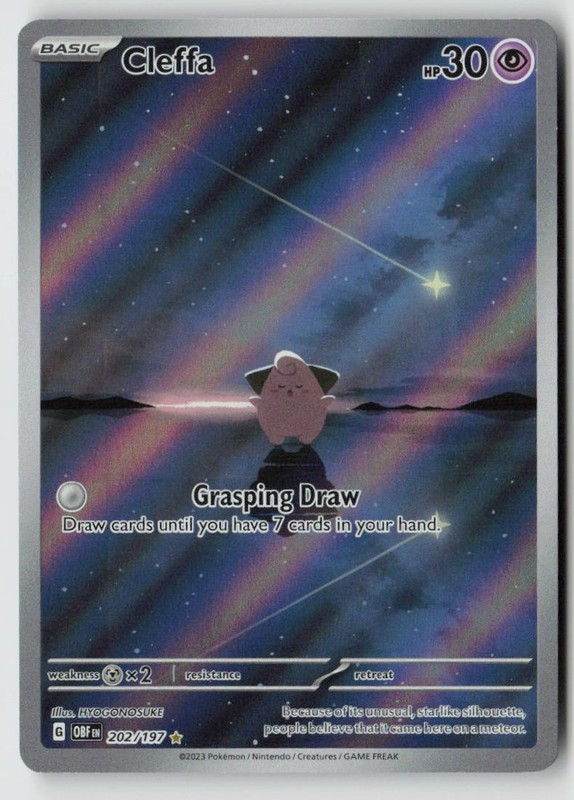 Cleffa – 202/197 – SV03: Obsidian Flames Holo – PTCG
