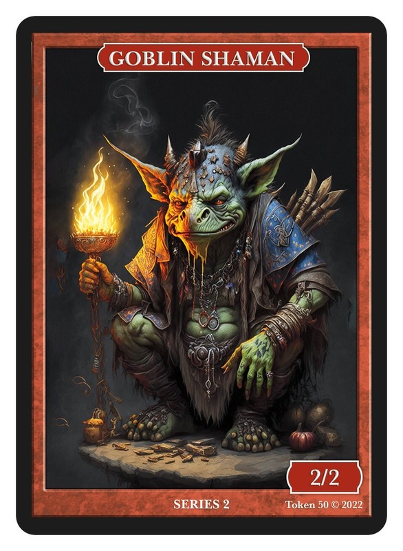 Goblin Shaman Givememana Tokens Series 2 Magic the Gathering MTG
