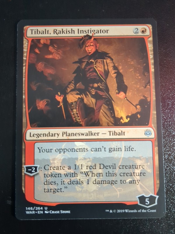 Tibalt, Rakish Instigator War of the Spark Regular