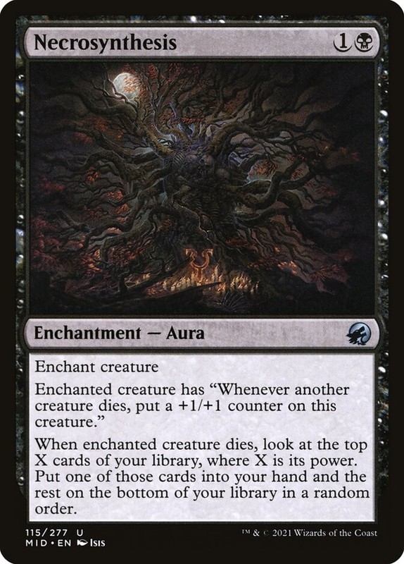 Necrosynthesis (115) Innistrad: Midnight Hunt MID MTG Magic