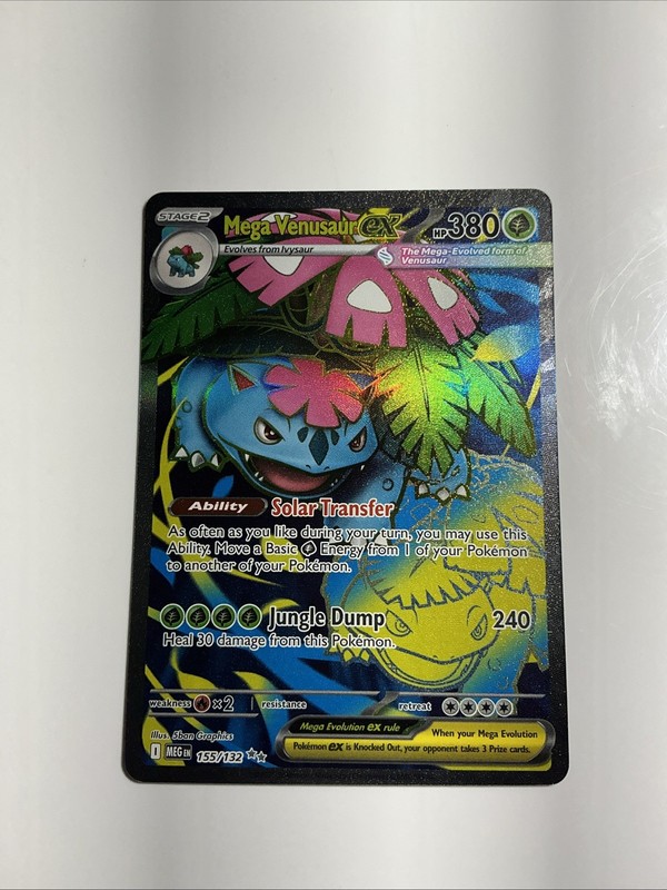 Mega Venusaur EX 155/132 Mega Evolution ENGLISH Pokémon TCG Card