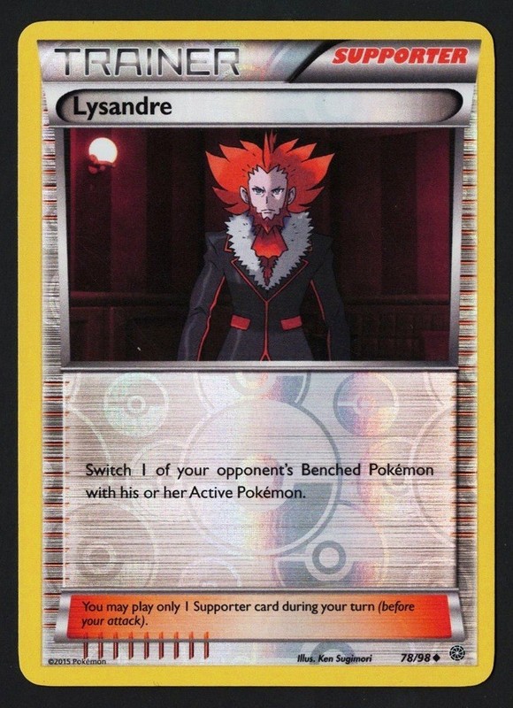 Lysandre Reverse Holo 78/98 XY Ancient Origins 2015 – Pokémon TCG