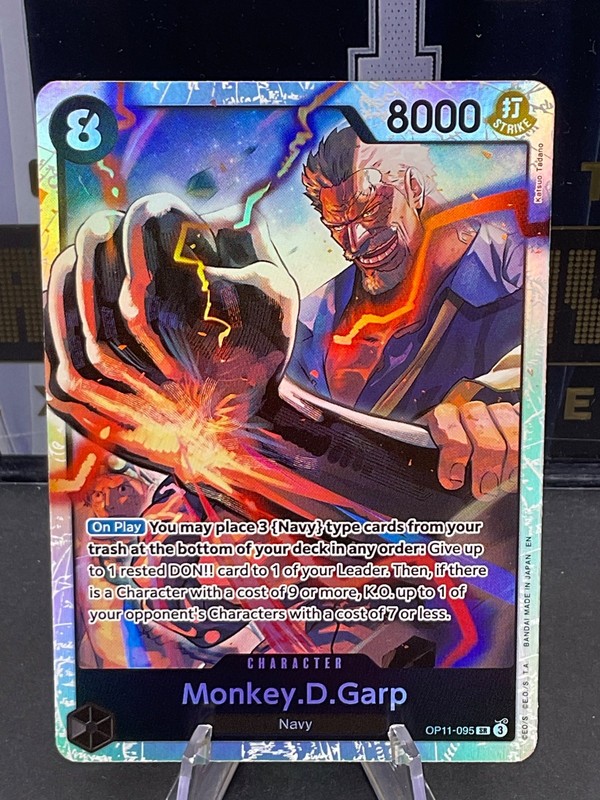 Monkey.D.Garp OP11-095 (SR) Super Rare A Fist Off Divine Speed One Piece TCG