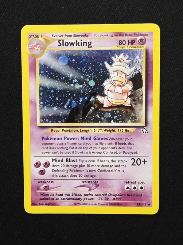 Slowking 14/111 Neo Genesis Holo Rare Unlimited WoTC Pokemon 2000 MP