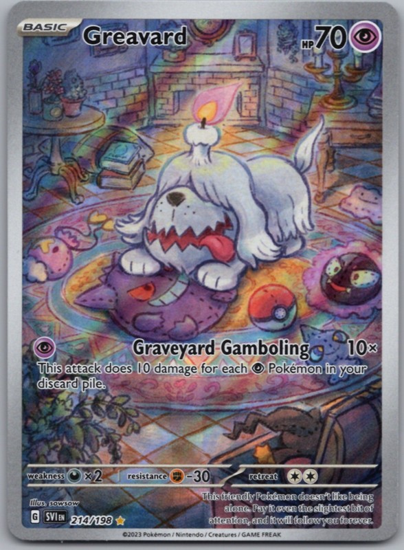 Greavard Illustration Rare SV01: Scarlet & Violet Base Set 214/198 NM