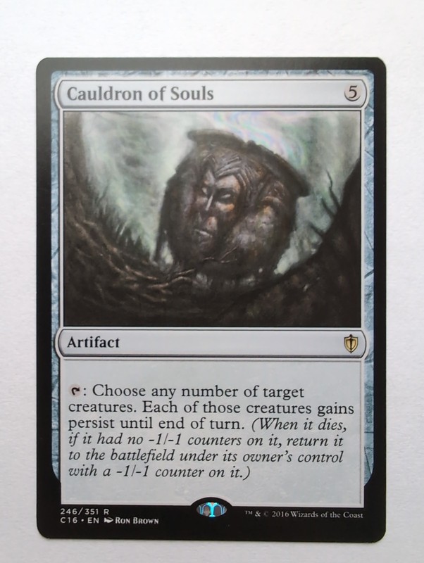 MTG Cauldron of Souls (C16) Commander 2016 Regular Rare 246/351