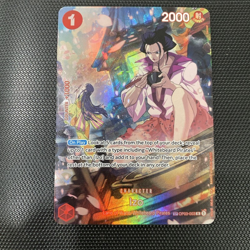 Izo OP03-003 SP One Piece Card 500 Years Into the Future