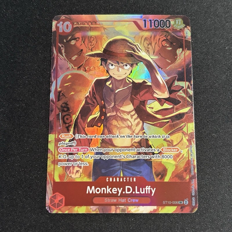 Monkey.D.Luffy (Treasure Booster Set) ST10-006 – One Piece TCG – English Foil