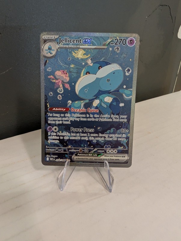 Pokemon Jellicent ex 168/086 Sv White Flare Full Art Holo Ultra Rare HP 270