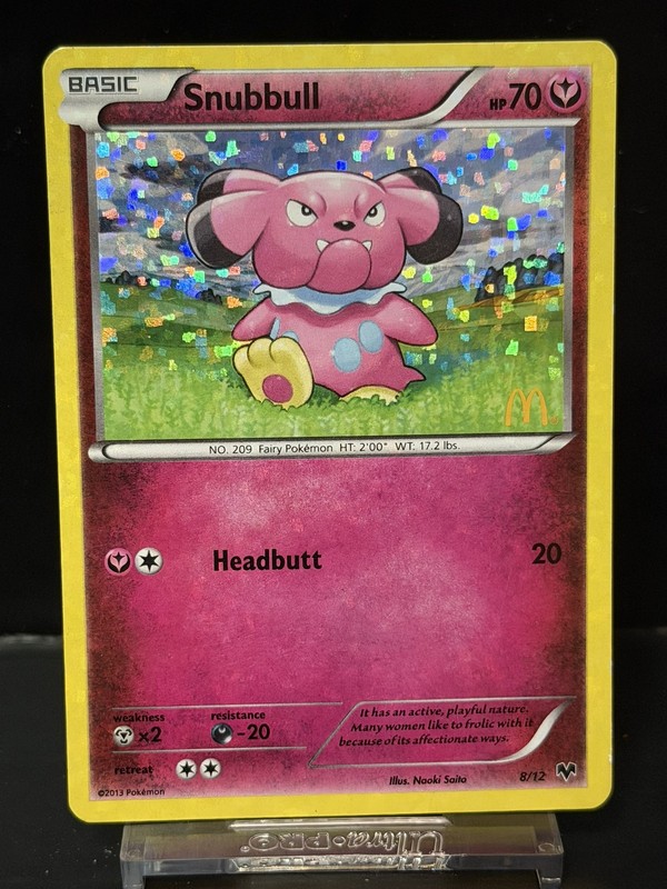 Snubbull – 8/12 008/012 Holofoil McDonald’s Promos 2014 Promo