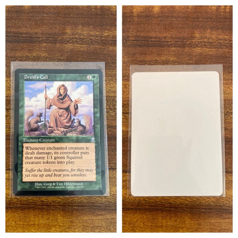 MTG✨DRUID’S CALL Artist Proof✨Odyssey MINT Uncommon 2001 HILDEBRANDT BROS Art