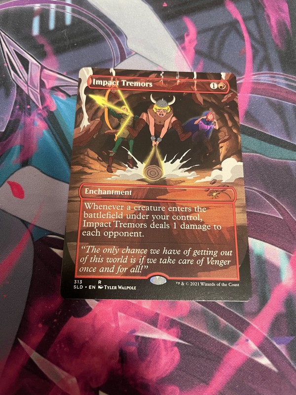 MTG – IMPACT TREMORS – RARE – SLD 313 – NM – SECRET LAIR