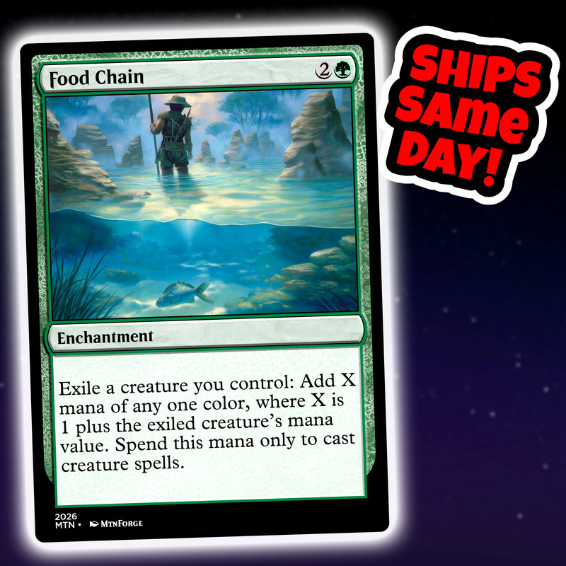 Food Chain – Custom Art Magic: The Gathering Playtest Card – Commander EDH