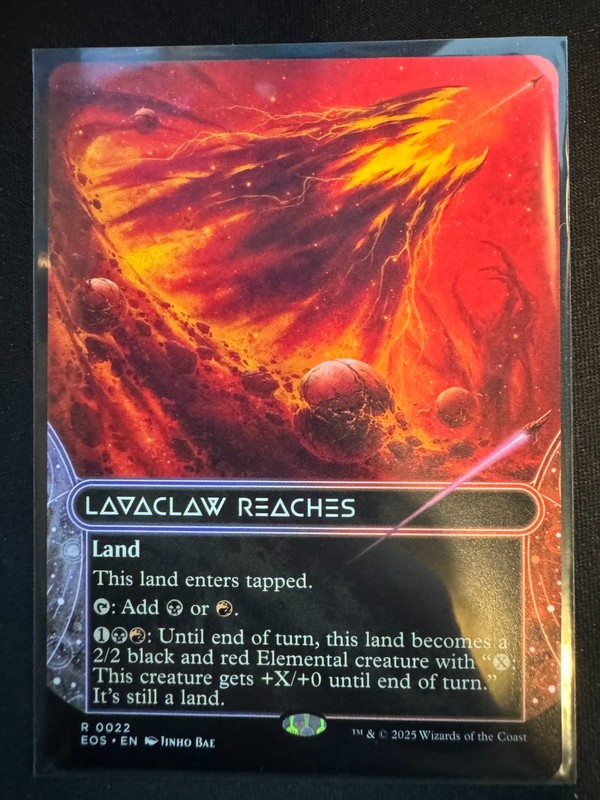 Lavaclaw Reaches (0022) (Borderless) Edge of Eternities: Stellar Sights Regular