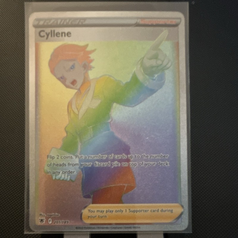 Pokémon TCG Cyllene Full Art Secret Rare Holo Swsh10 Astral Radiance 201/189