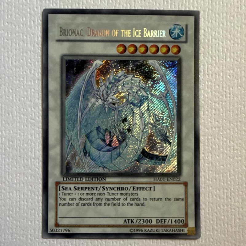 Yu-Gi-Oh! Brionac Dragon Synchro Effect Secret Rare Hidden Arsenal Limited HA01…
