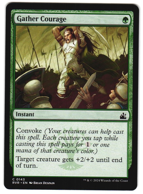 Gather Courage 143 Ravnica Remastered NM MTG