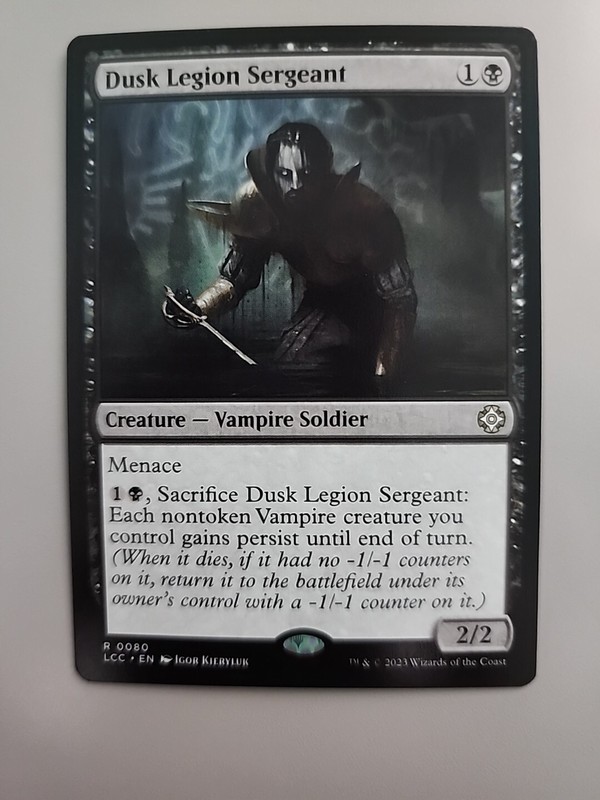 MTG Dusk Legion Sergeant Lost Caverns Of Ixalan 80 Regular Rare