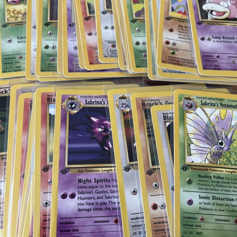Vintage Old Pokemon Cards 1999 WOTC 1st Editions Pack! x3 First Ed. Cards