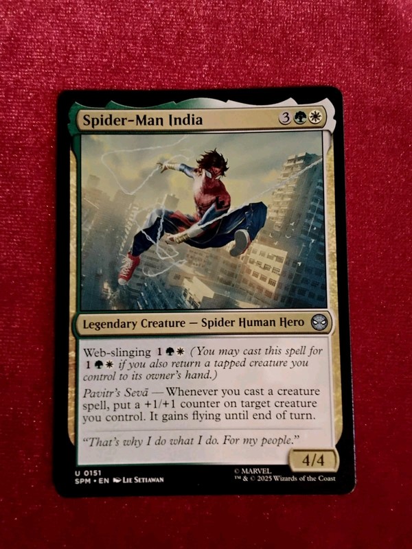 MTG – Marvel: Spider-Man #151 U – Spider-Man India 🔥 Unplyd Mnt+