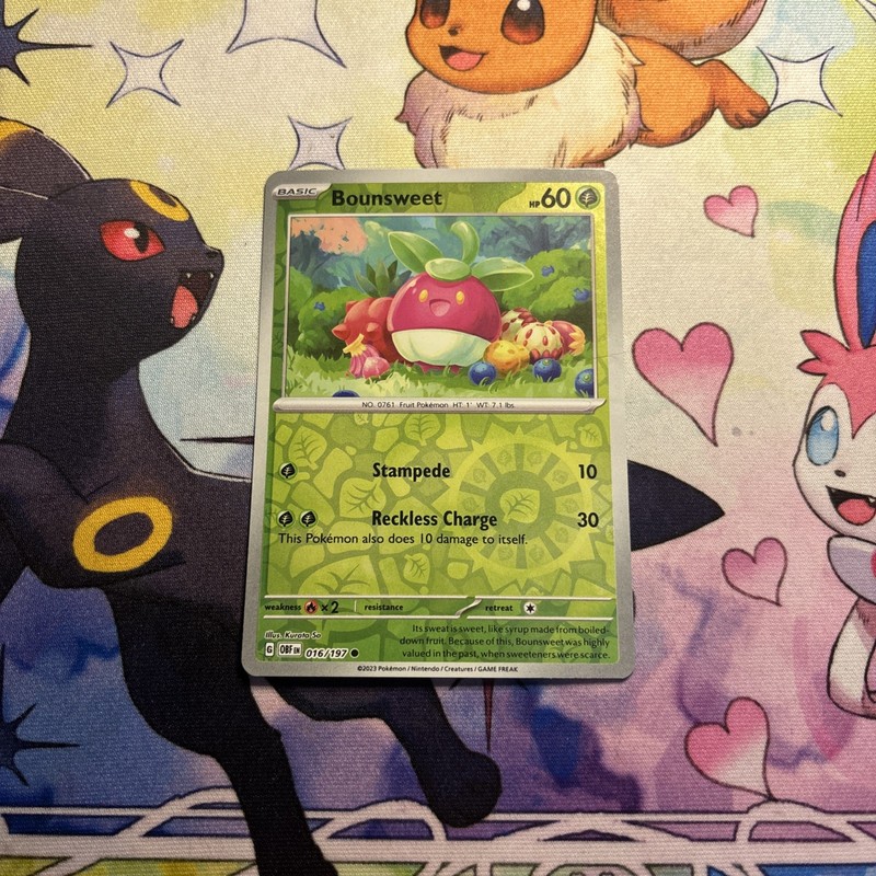 Bounsweet 016/197 SV03: Obsidian Flames Reverse Holo