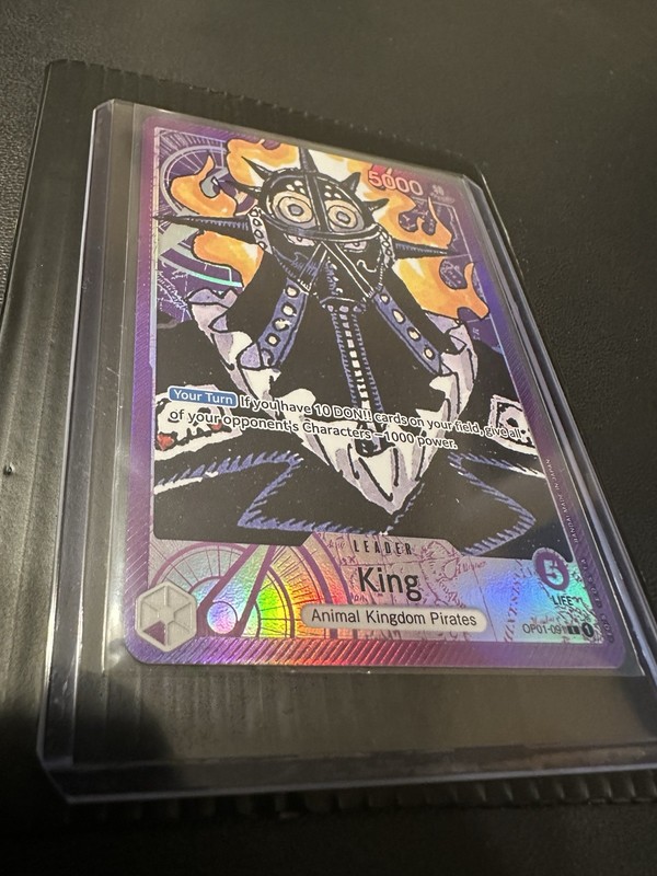One Piece King (091) (Parallel) OP01-091 Romance Dawn Foil Alt Art Nm