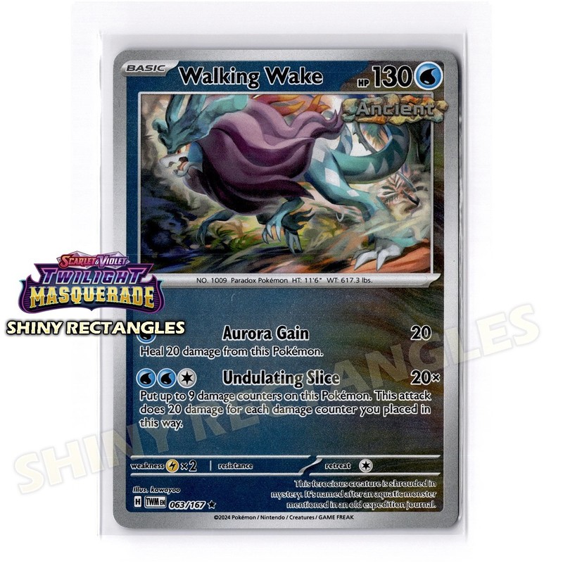Twilight Masquerade Pokemon Cards Reverse Holo Rare EX Master Set Singles Pick