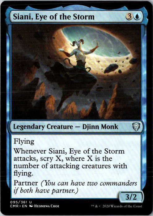 Siani, Eye of the Storm Commander Legends 95 Near Mint