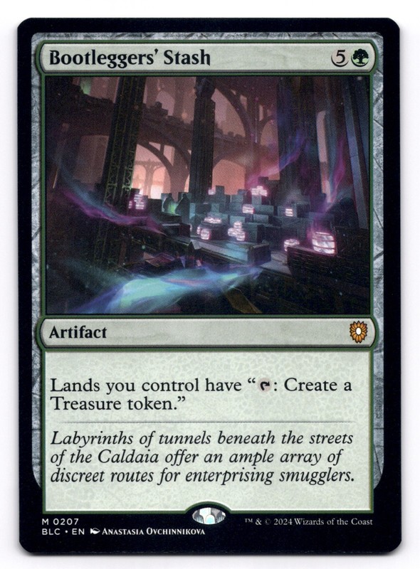 Bootleggers’ Stash NM Commander: Bloomburrow 207 MTG Regular