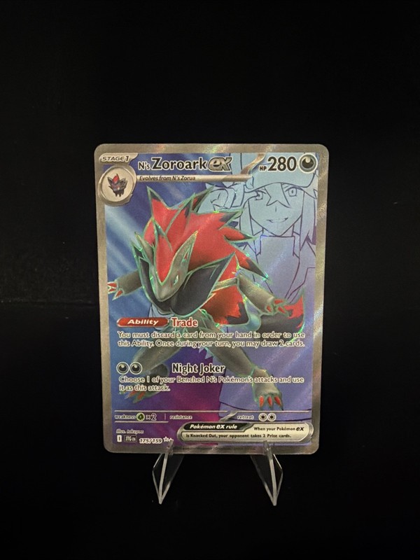 N’s Zoroark Ex #175 Pokemon Journey Together – NM/MINT