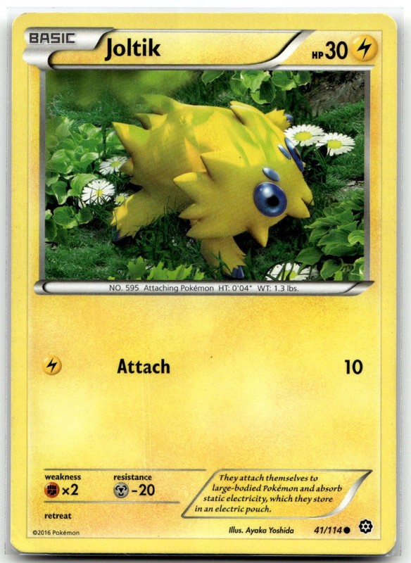 Joltik 41/114 XY – Steam Siege Common Pokemon TCG MP