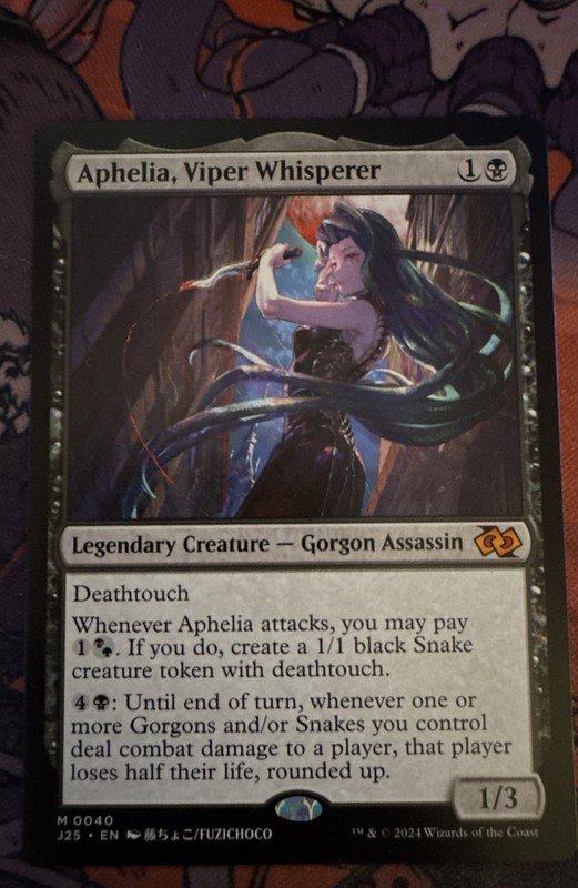 Aphelia, Viper Whisperer (Anime) Foundations Jumpstart Regular