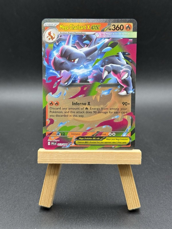 Mega Charizard X ex 013/094 Me02: Phantasmal Flames Holo