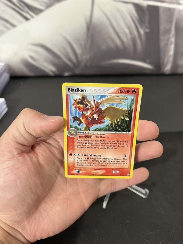BLAZIKEN HOLO RARE POWER KEEPERS 5/108 FIRE HOLO POKEMON CARD gallery