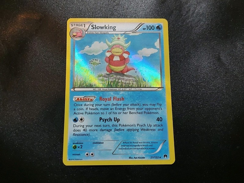 Slowking 21/122 2016 Holo Rare BREAKthrough Pokemon Card NM