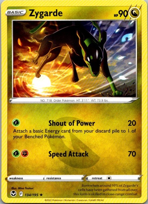 Zygarde Misa Tsutsui SWSH12: Silver Tempest 134/195