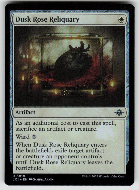 Dusk Rose Reliquary 10 The Lost Caverns of Ixalan Magic: The Gathering Foil NM