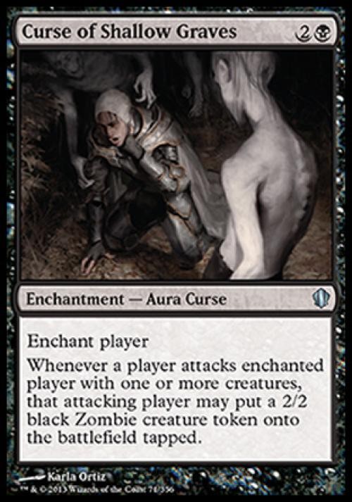 Curse of Shallow Graves – Light Play MTG Commander 2013 Edition