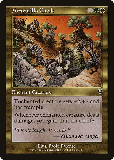 Armadillo Cloak NonFoil Invasion 229 NM MTG