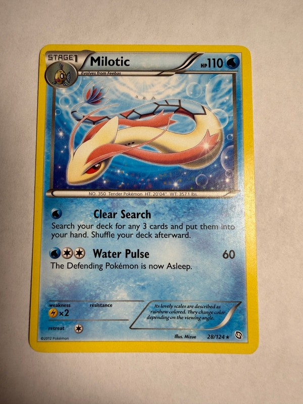 Milotic – 28/124 Rare Deck Exclusives 028/124 LP